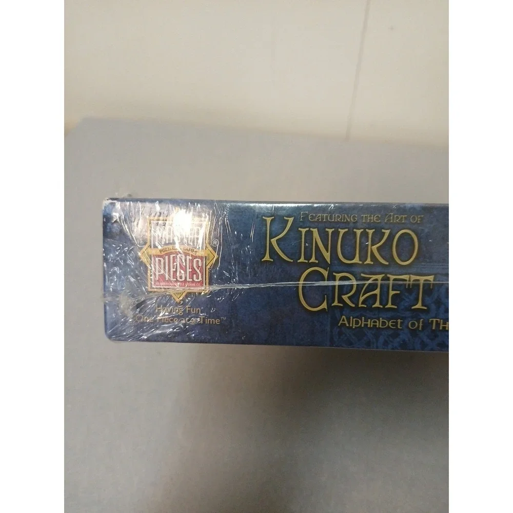 Masterpieces Art of Kinuko Craft Alphabet of Thorn 1000 Pcs Puzzle 19x27 NEW !